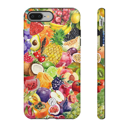 Colorful Fruits Collage Tough Phone Case