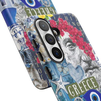 Greek Summer Collage Tough Phone Case