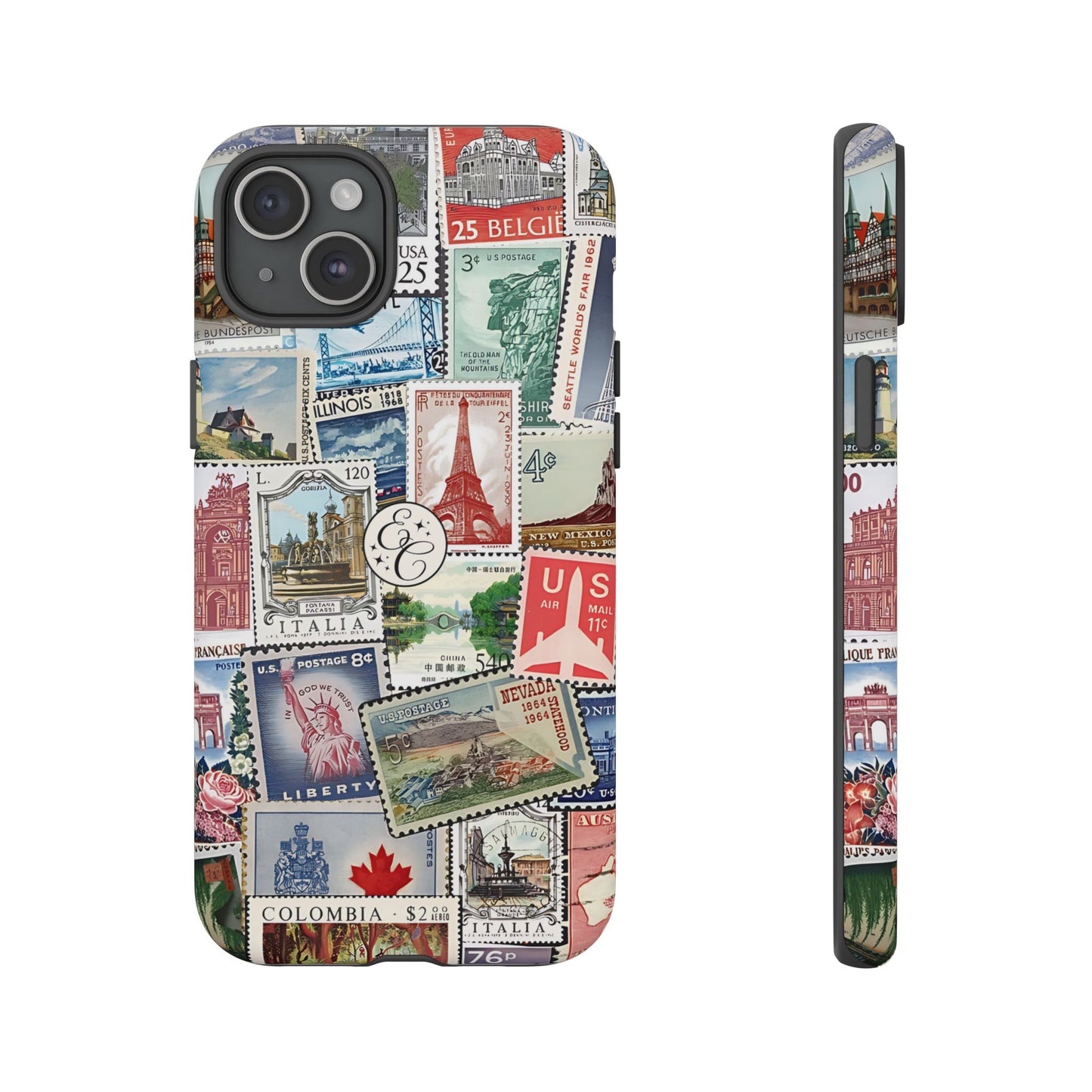 Vintage Stamp Collection Tough Phone Case