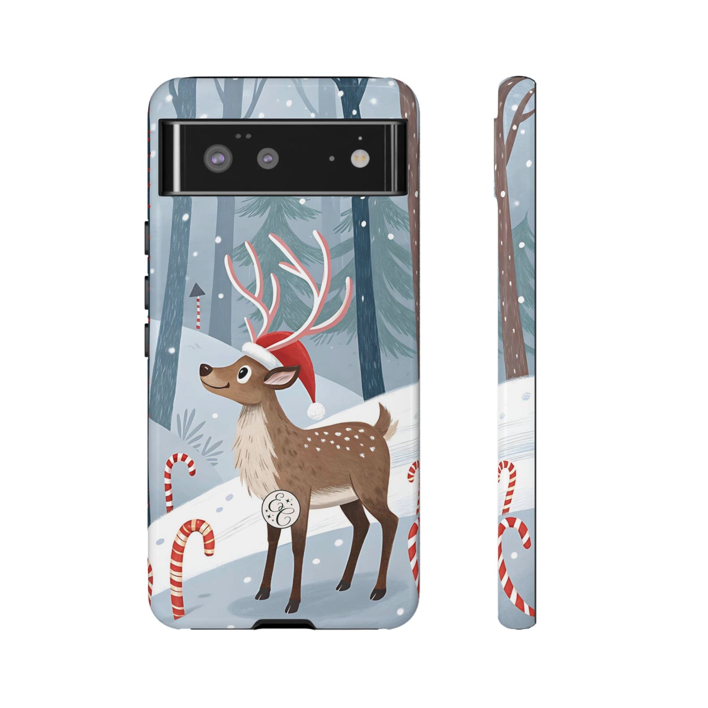 Reindeer in Winter Wonderland Tough Phone Case