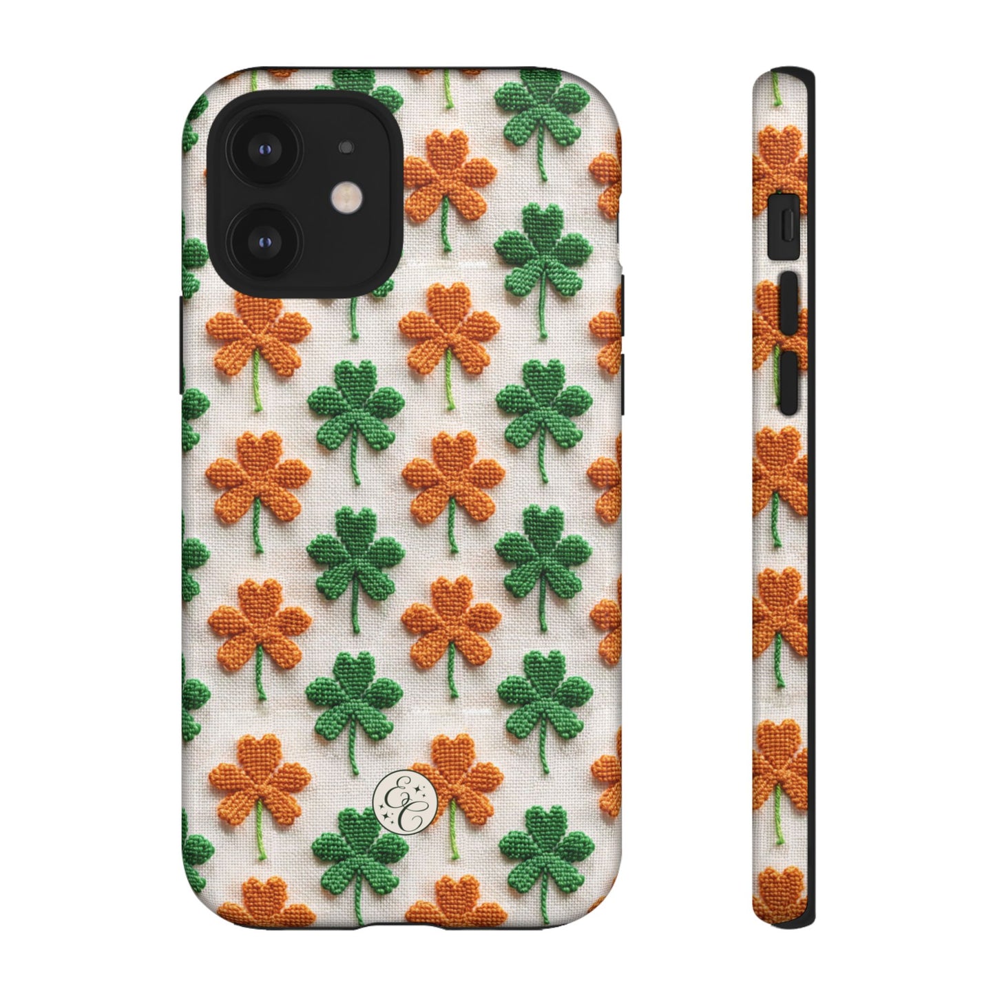 Lucky Shamrock Pattern Tough Phone Case