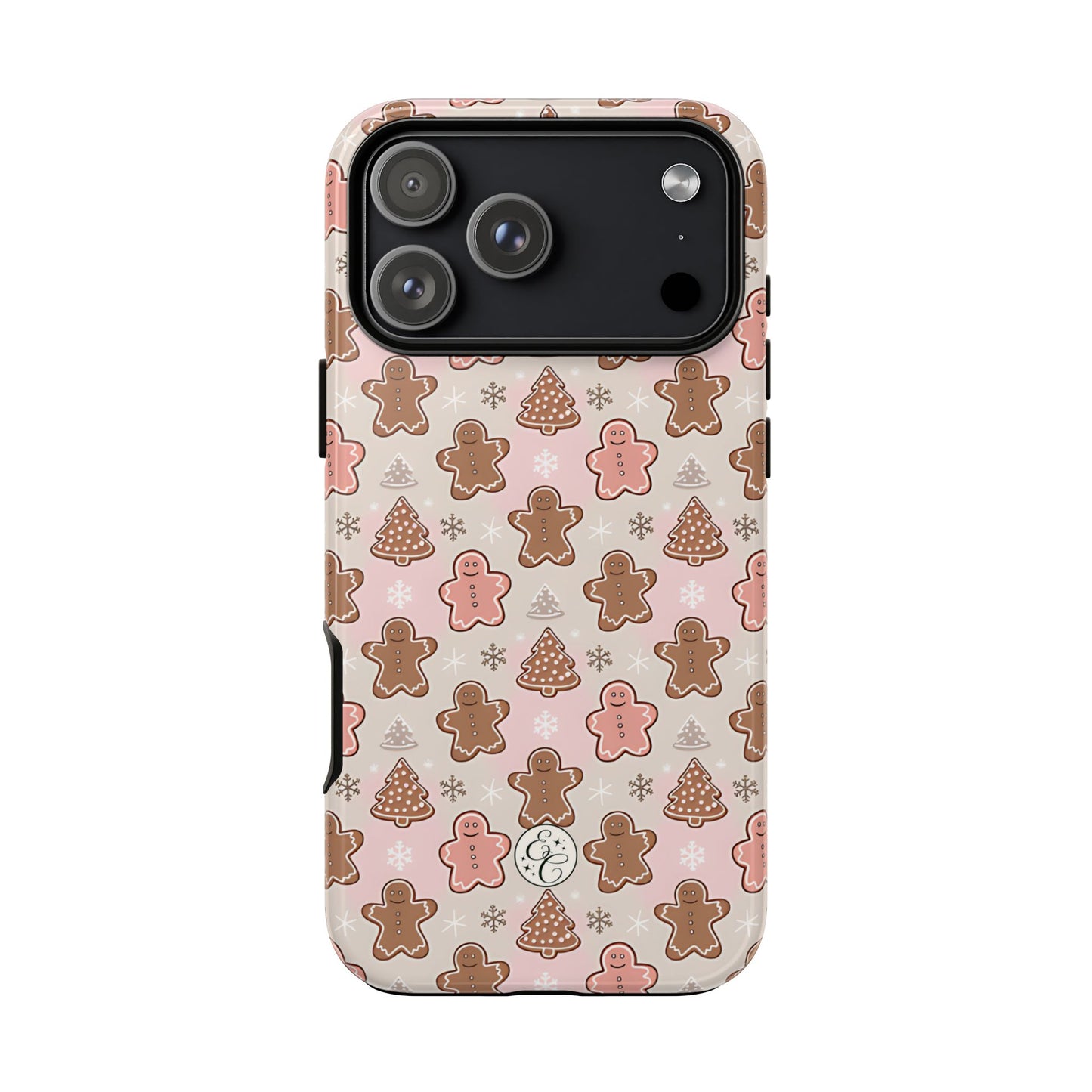 Gingerbread Men & Xmas Tree Pattern Tough Phone Case