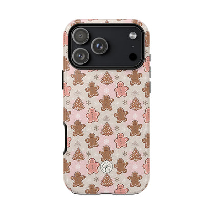 Gingerbread Men & Xmas Tree Pattern Tough Phone Case
