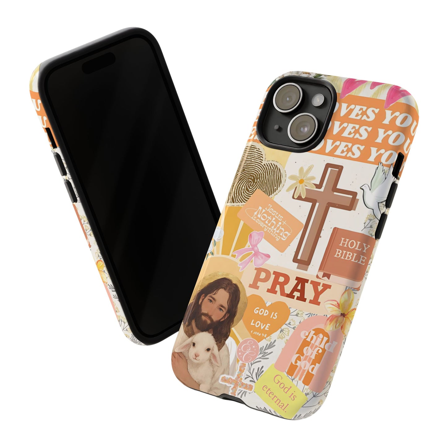 Christian Collage Tough Phone Case