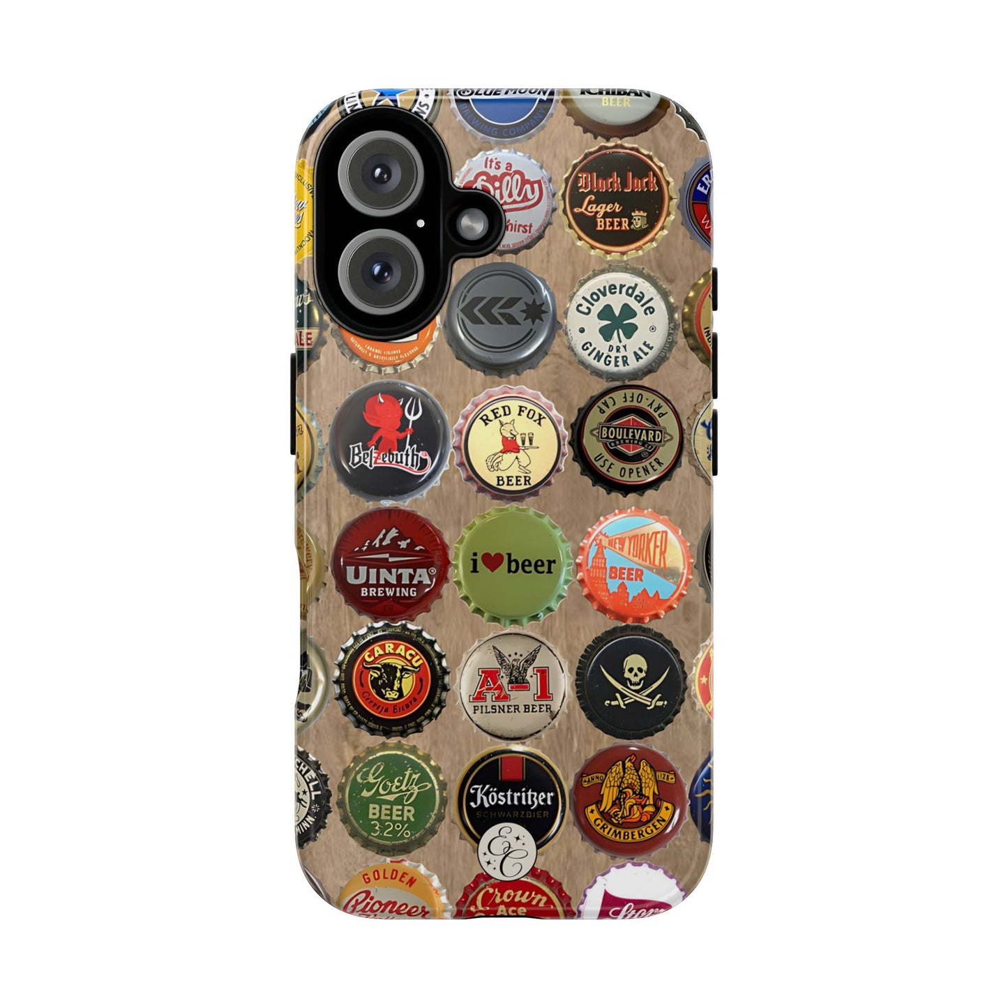 Beer Bottle Caps Tough Phone Case