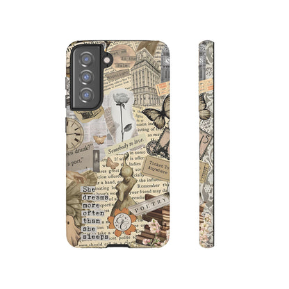 Library Romance Collage Tough Phone Cases