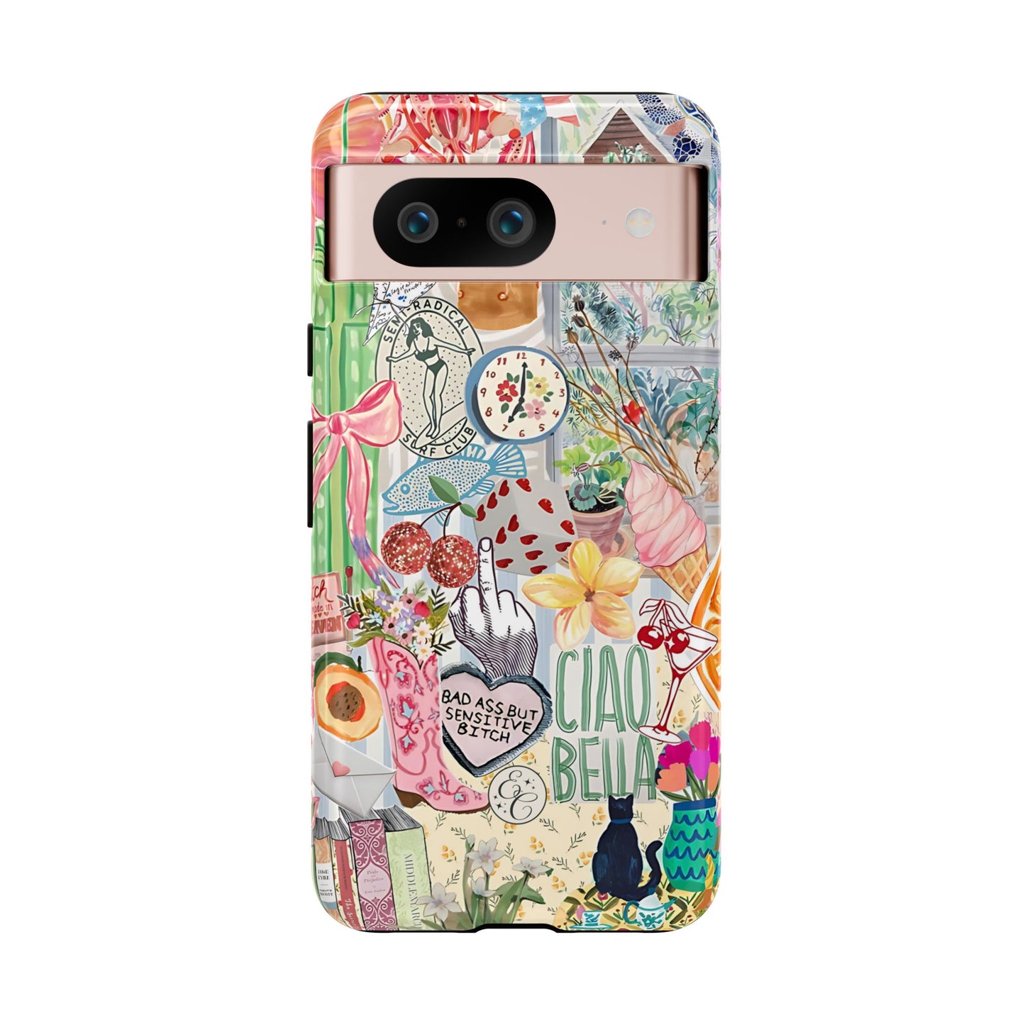 Coquette Art Collage Tough Phone Case