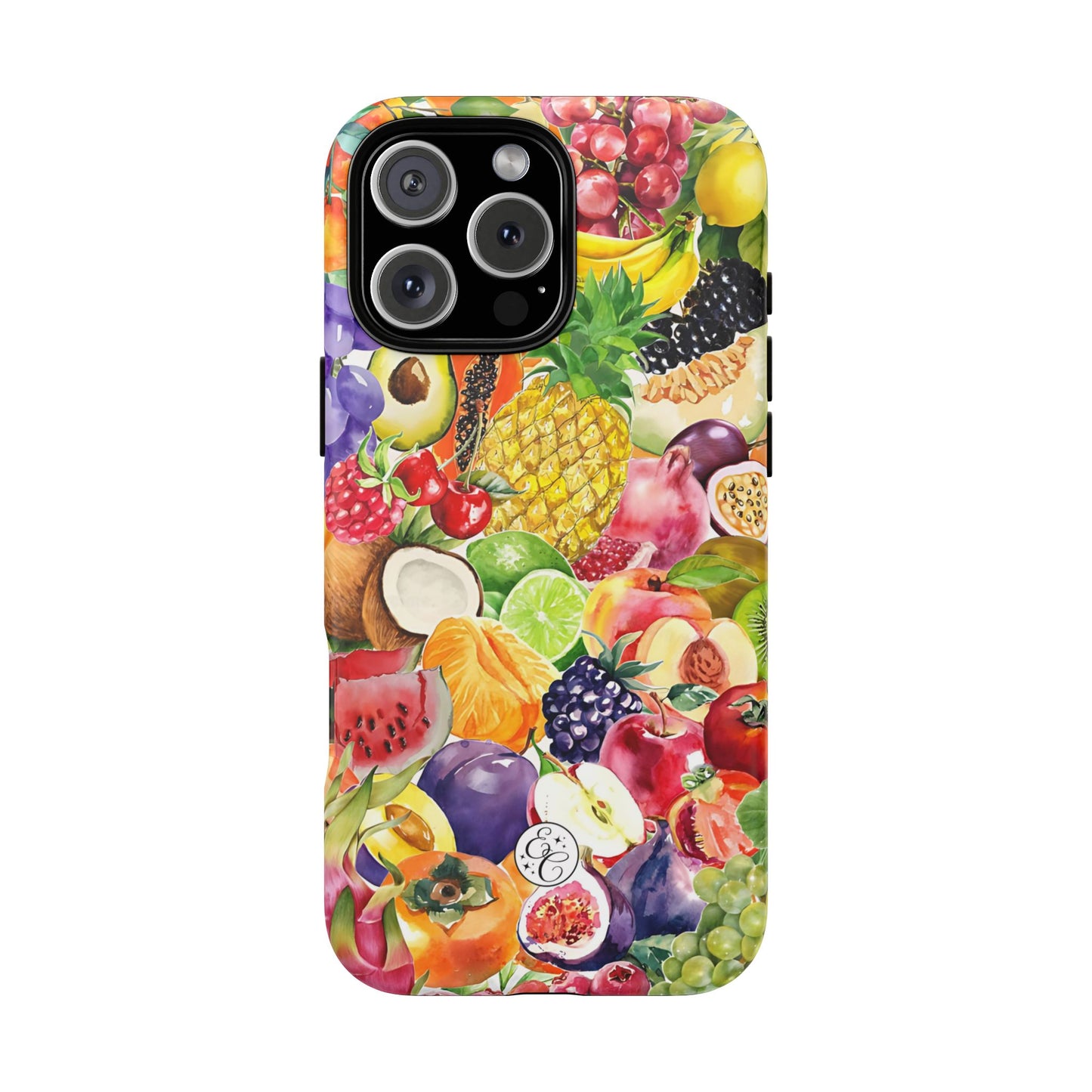 Colorful Fruits Collage Tough Phone Case