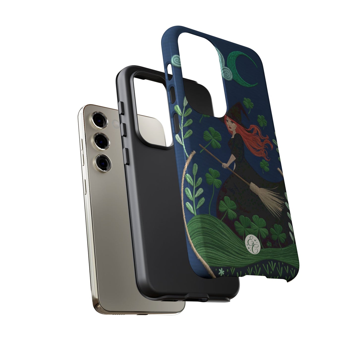 Irish Witch’s Moonlit Stroll Tough Phone Case