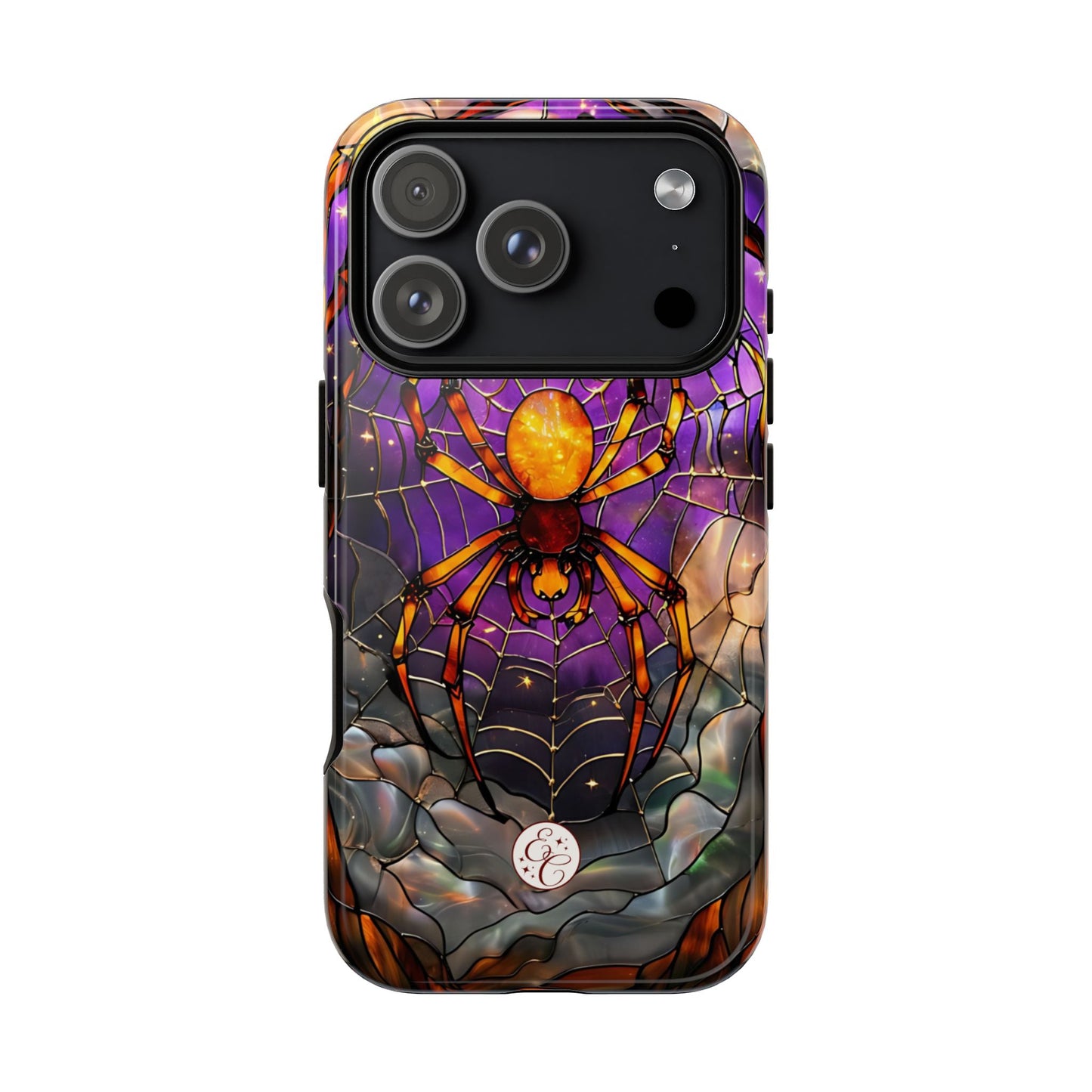 Stained Glass Spider Tough Phone Case