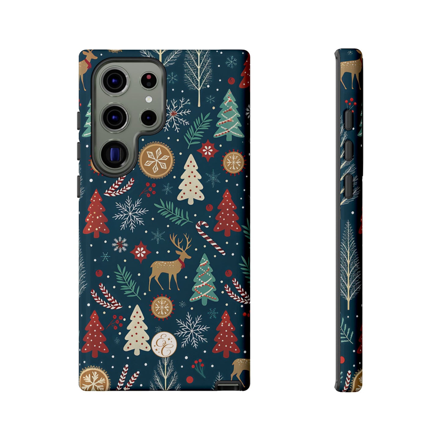 Christmas Holiday Pattern Tough Phone Case
