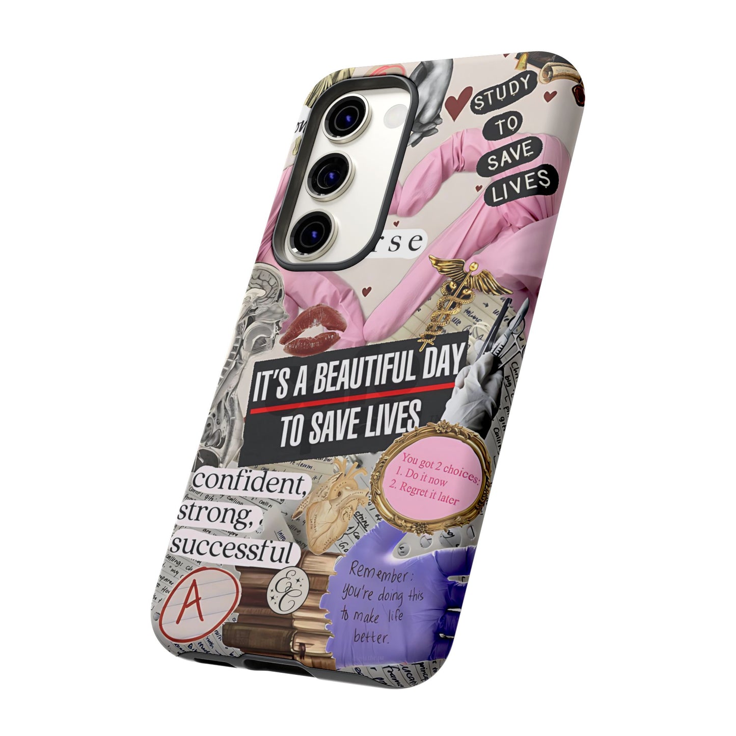 Nurse Inspirational Collage Tough Phone Case