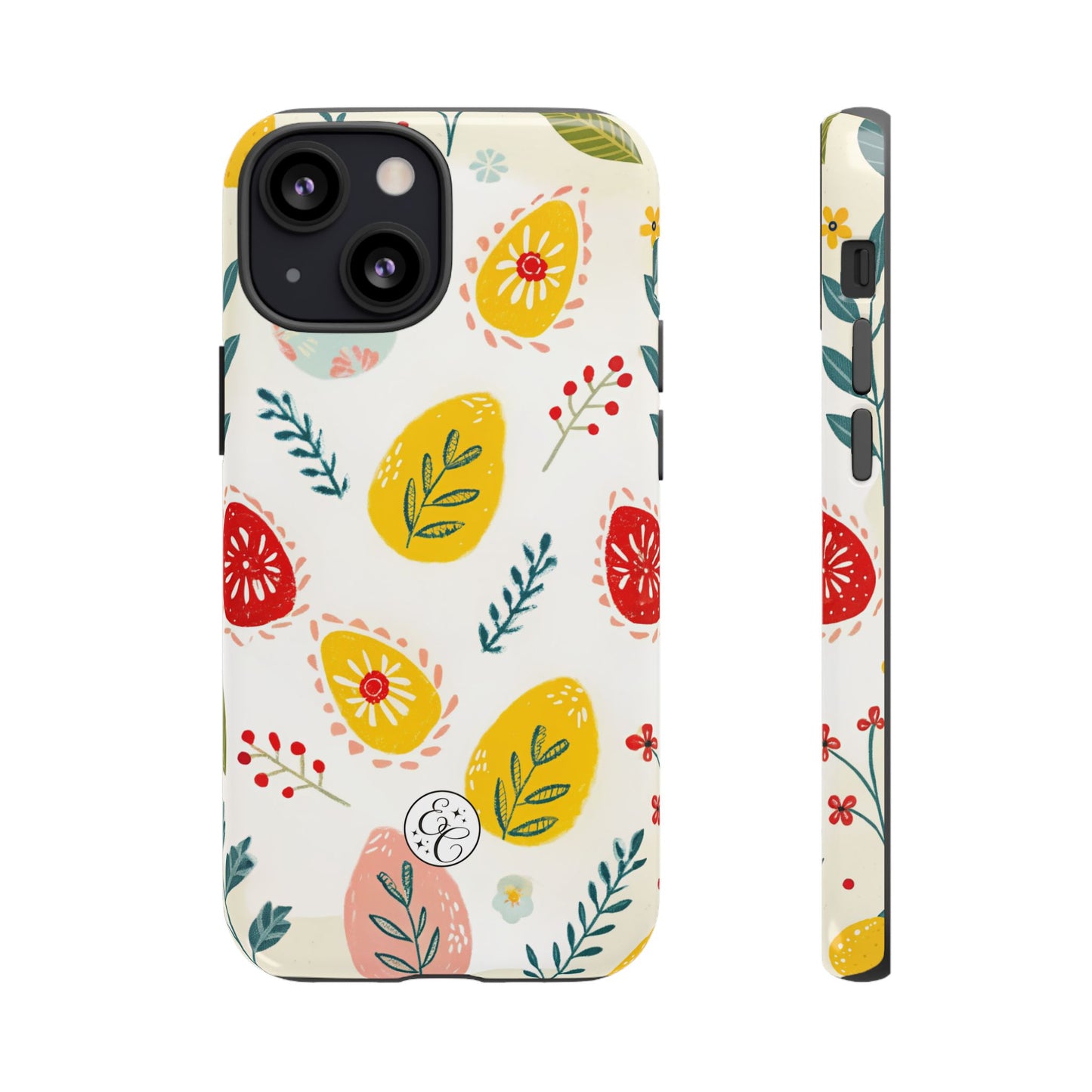 Colorful Easter Egg Pattern Tough Phone Case