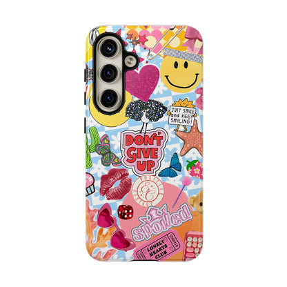 Pop Art Collage Tough Phone Case