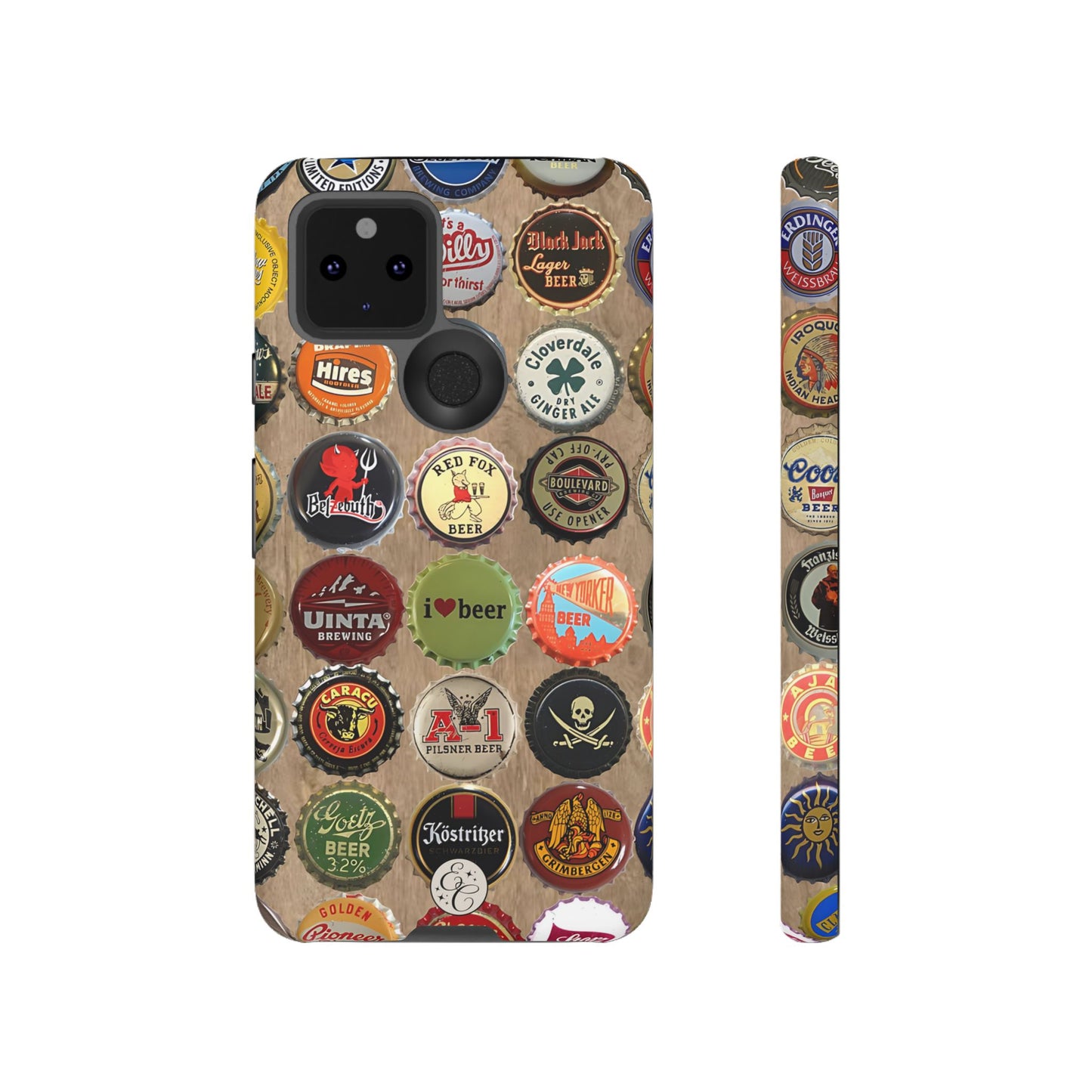 Beer Bottle Caps Tough Phone Case