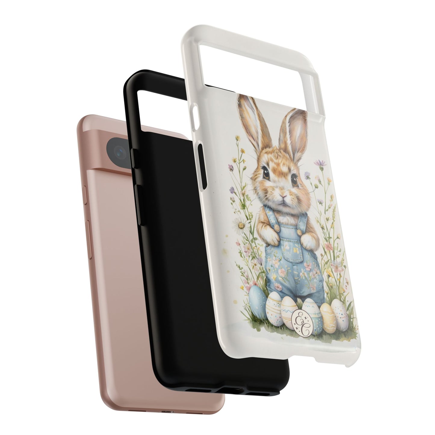 Bunny with Easter Eggs Tough Phone Case