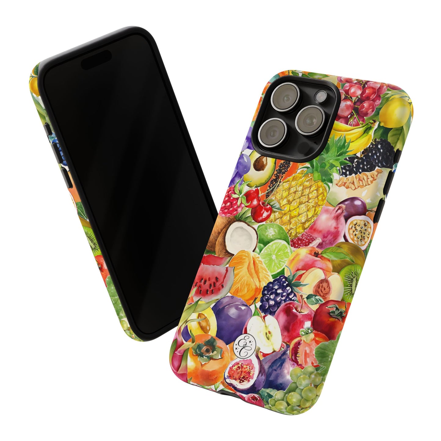 Colorful Fruits Collage Tough Phone Case