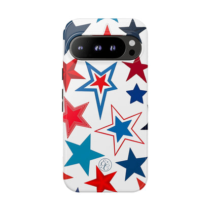 Patriotic Star Pattern Tough Phone Case