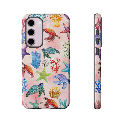 Colorful Marine Life Tough Phone Case