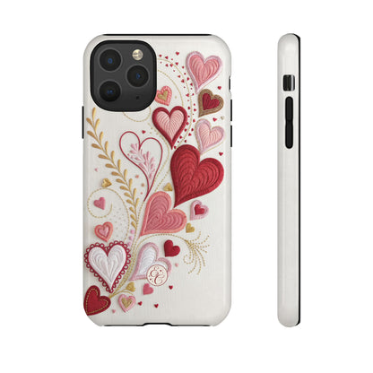 Hearts Pattern Tough Phone Case
