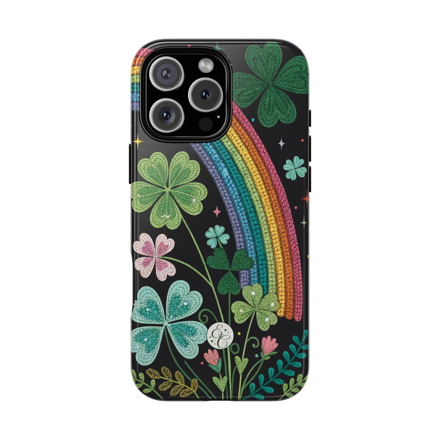 Rainbow & Shamrock Tough Phone Case