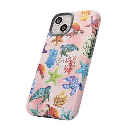 Colorful Marine Life Tough Phone Case