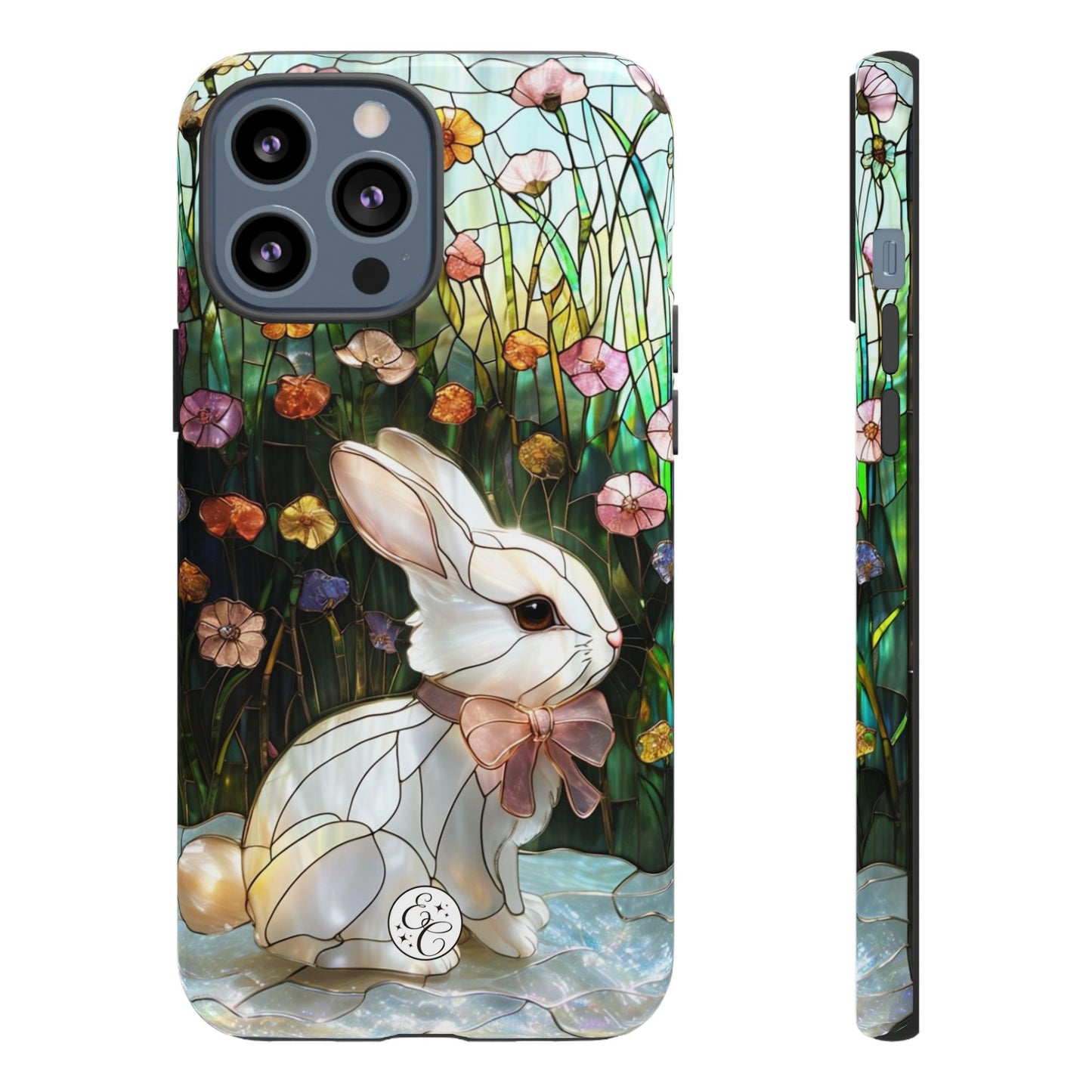 Easter Rabbit Stained Glass Tough Phone Case