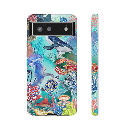 Ocean Wonders Collage Tough Phone Case