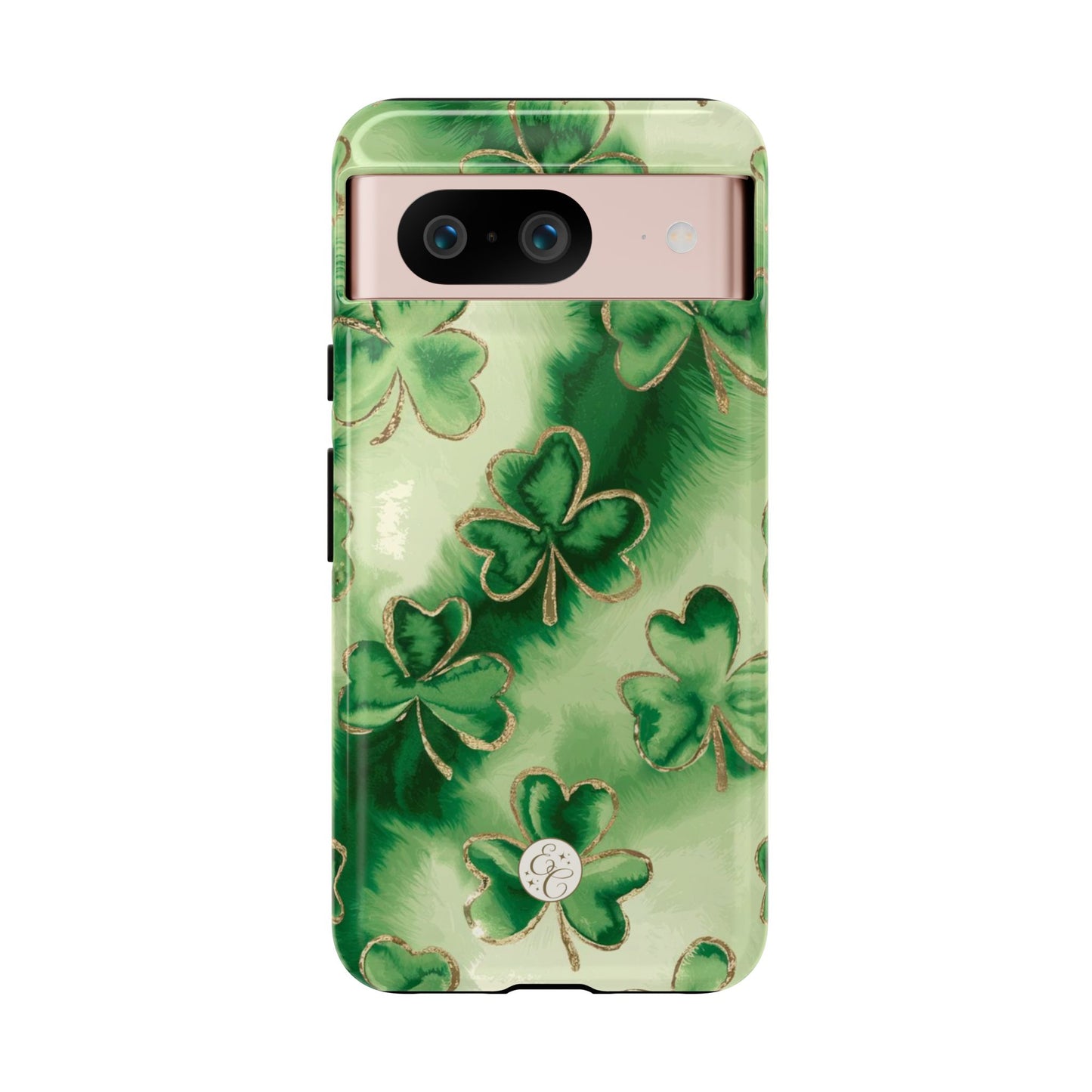 Shamrock Watercolor Pattern Tough Phone Case