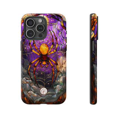Stained Glass Spider Tough Phone Case