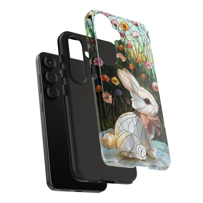 Easter Rabbit Stained Glass Tough Phone Case
