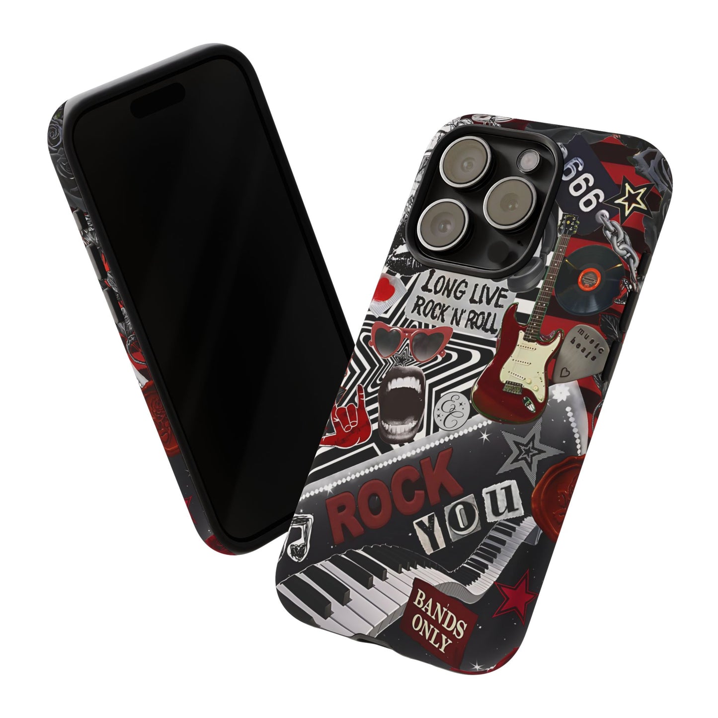 Rock and Roll Collage Tough Phone Case