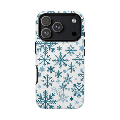 Winter Snowflakes Pattern Tough Phone Case