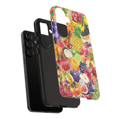 Colorful Fruits Collage Tough Phone Case