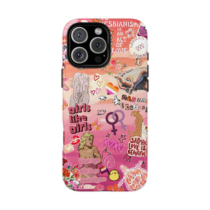 Lesbian Collage Tough Phone Case