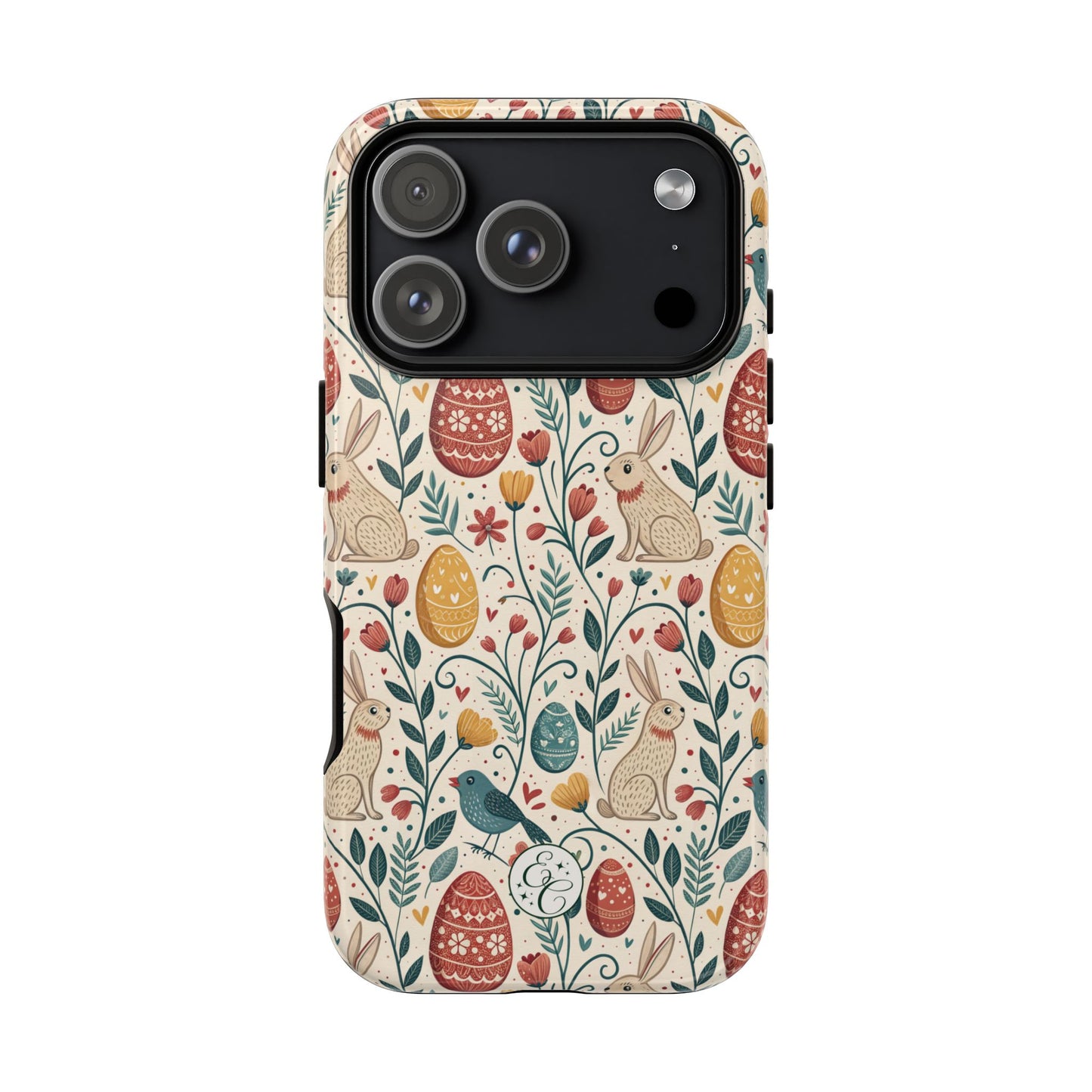 Vintage Easter Pattern Tough Phone Case