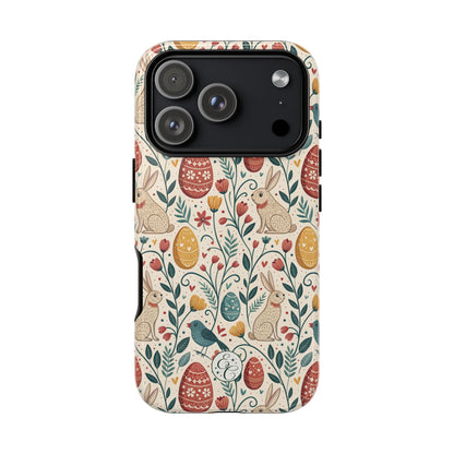 Vintage Easter Pattern Tough Phone Case