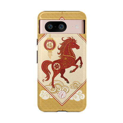 Chinese New Year Lucky Horse Tough Phone Case