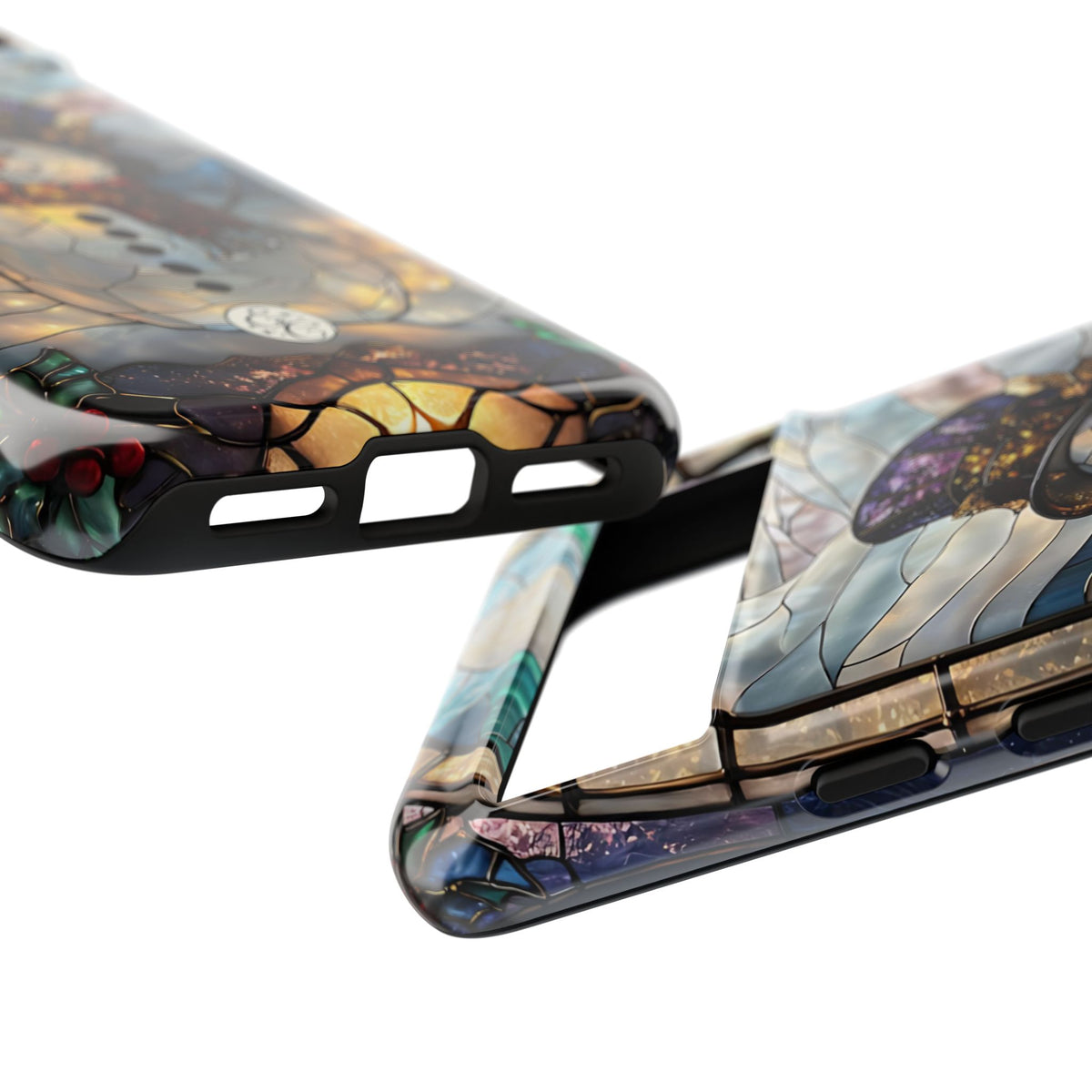 Snowman Stained Glass Phone Case