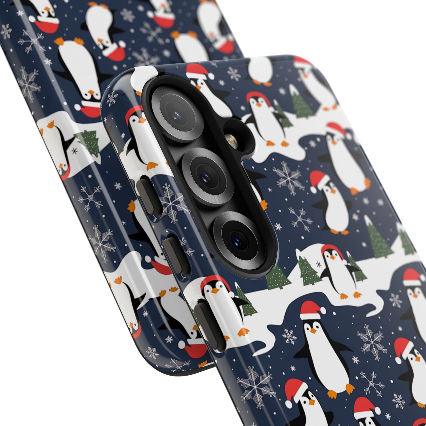 Cute Penguin Christmas Pattern Tough Phone Case