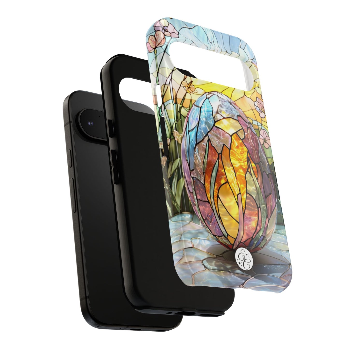 Easter Egg Stained Glass Tough Phone Case