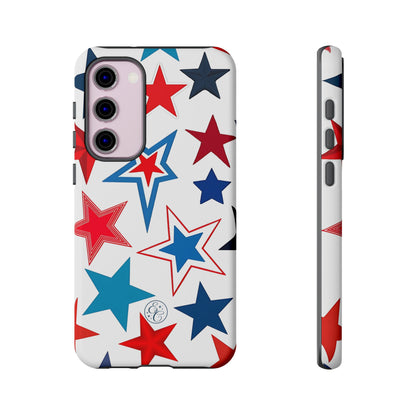 Patriotic Star Pattern Tough Phone Case