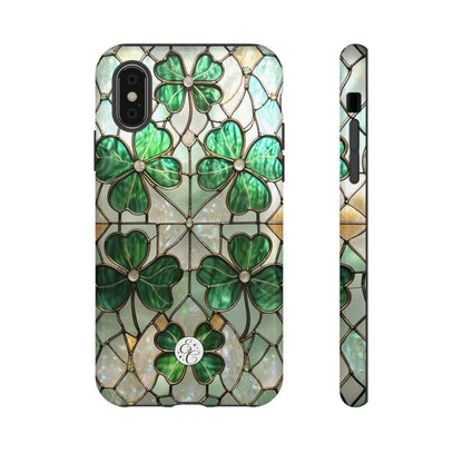 Stained Glass Clover Tough Phone Case