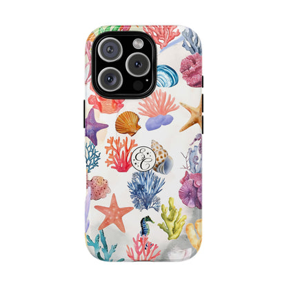 Coral & Sea Shells Tough Phone Case