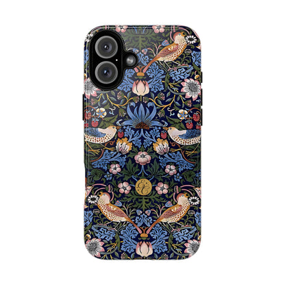 William Morris Strawberry Thief Tough Phone Case