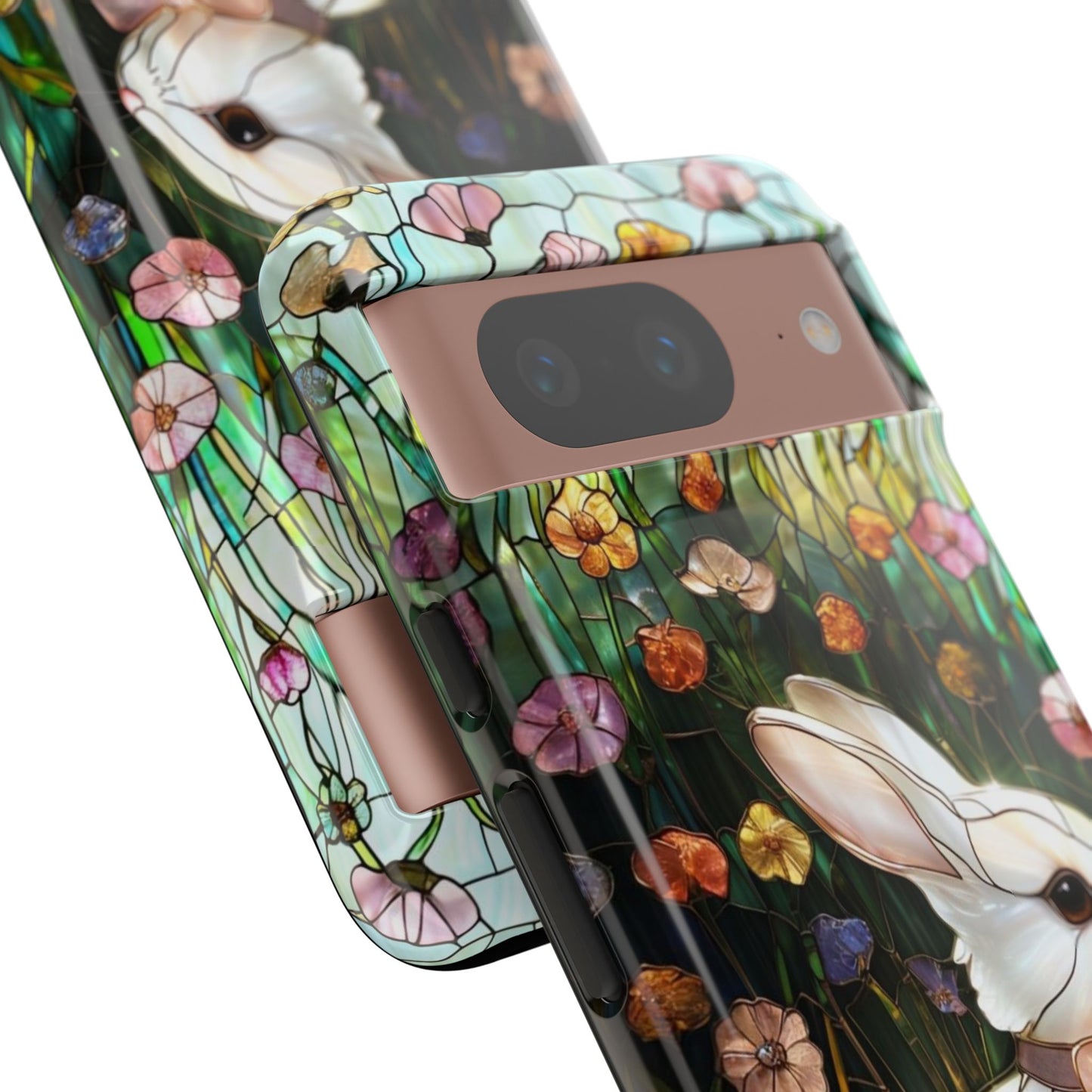 Easter Rabbit Stained Glass Tough Phone Case