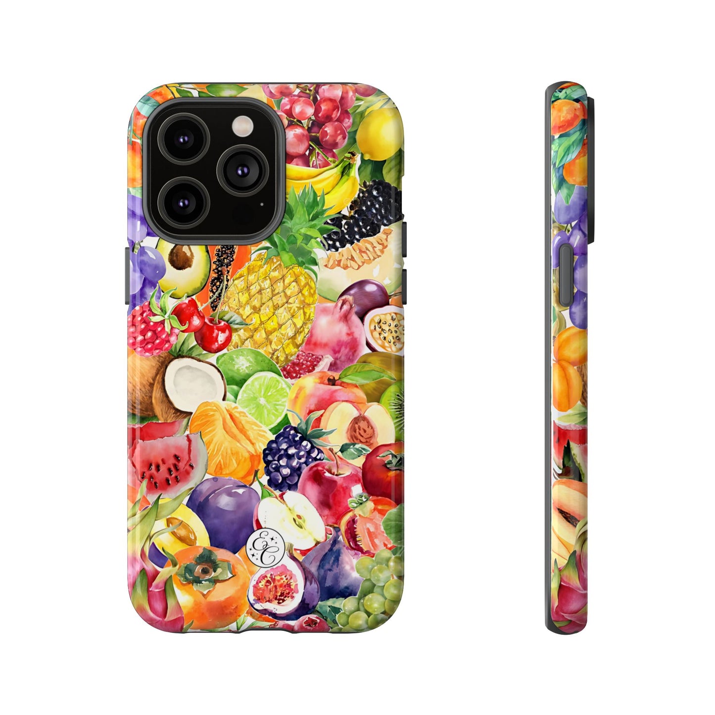 Colorful Fruits Collage Tough Phone Case