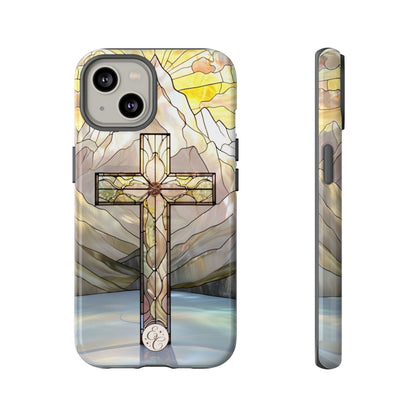 Stained Glass Cross Tough Phone Case