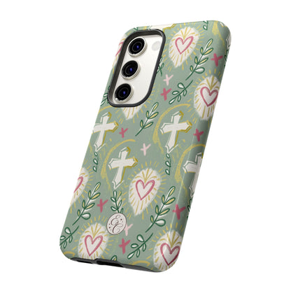 Christian Cross Boho Pattern Tough Phone Case