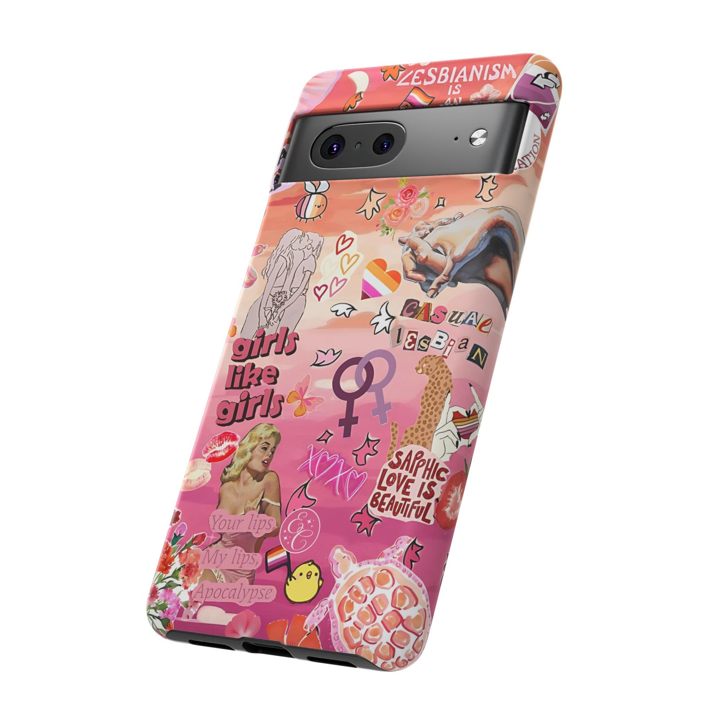 Lesbian Collage Tough Phone Case